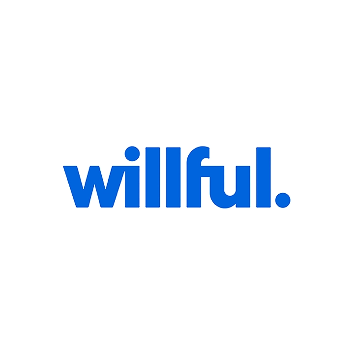 An image of the Willful logo on a white background.