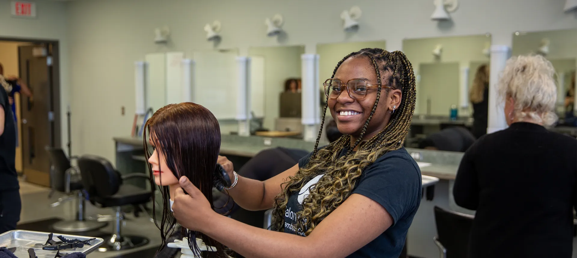 Hair on sale styling school