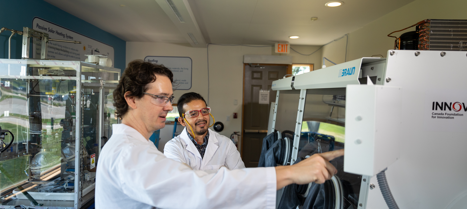 People working in a lab