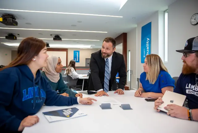 Students and faculty in classroom